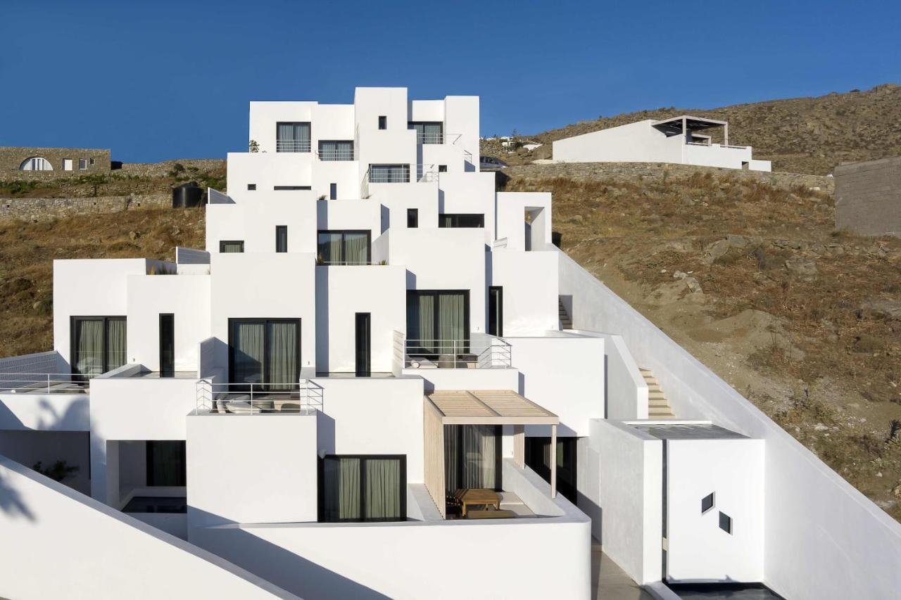 Cubic Mykonos Seafront Design Suites Ornos  Ngoại thất bức ảnh