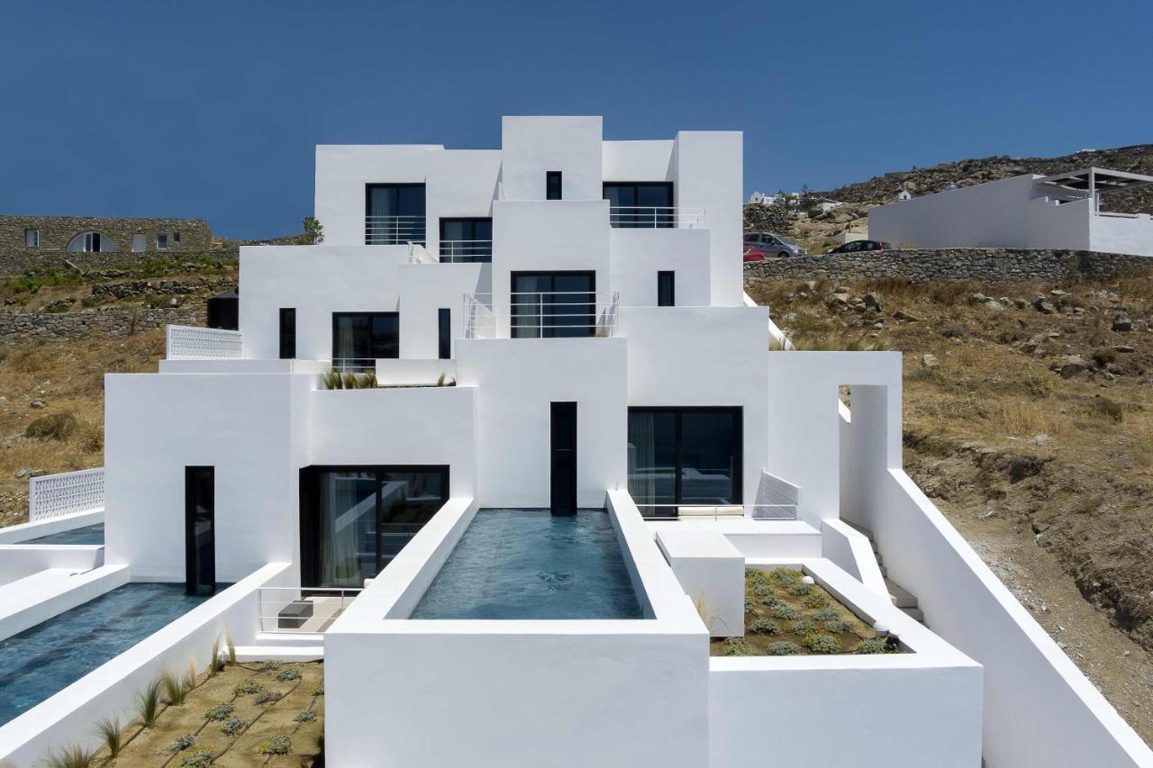 Cubic Mykonos Seafront Design Suites Ornos  Ngoại thất bức ảnh