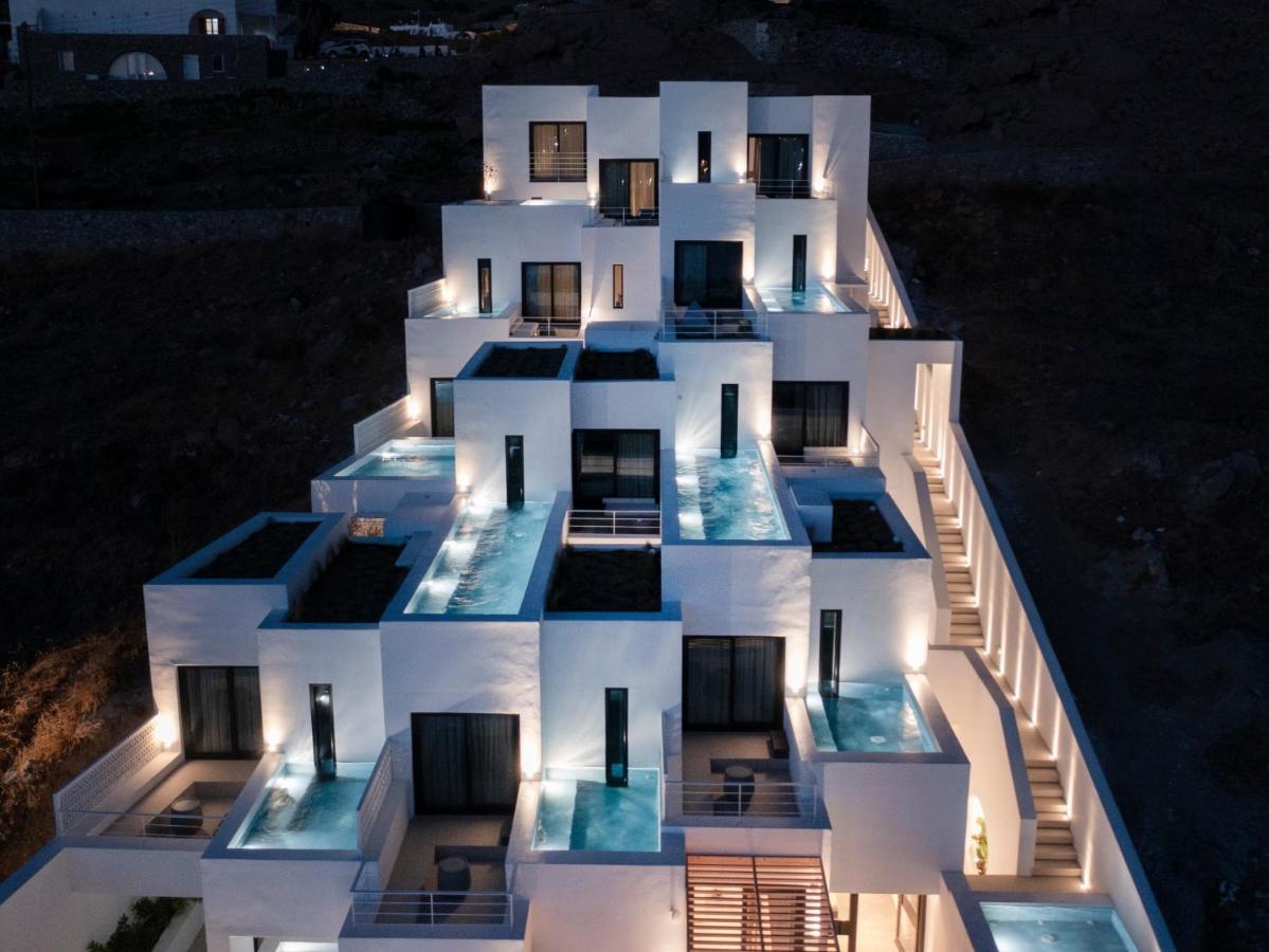 Cubic Mykonos Seafront Design Suites Ornos  Ngoại thất bức ảnh