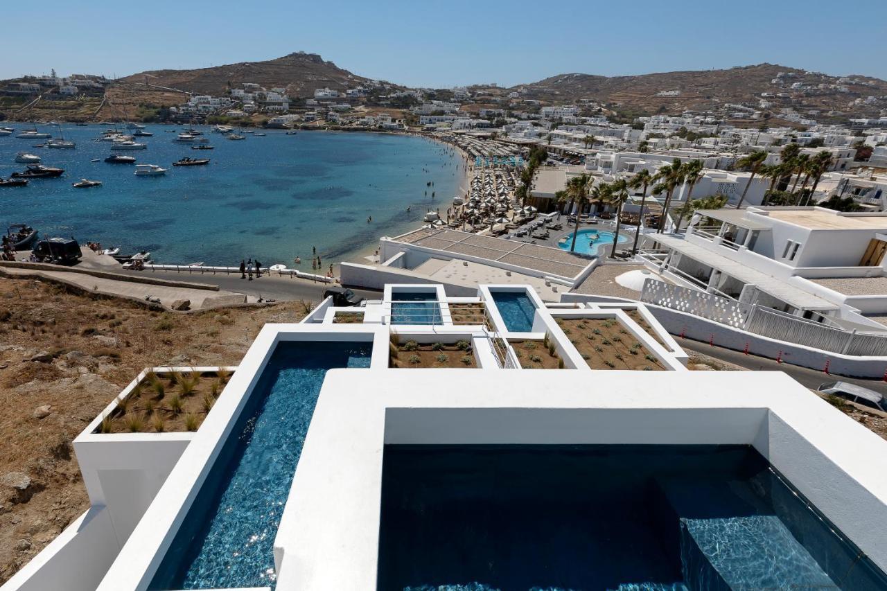 Cubic Mykonos Seafront Design Suites Ornos  Ngoại thất bức ảnh