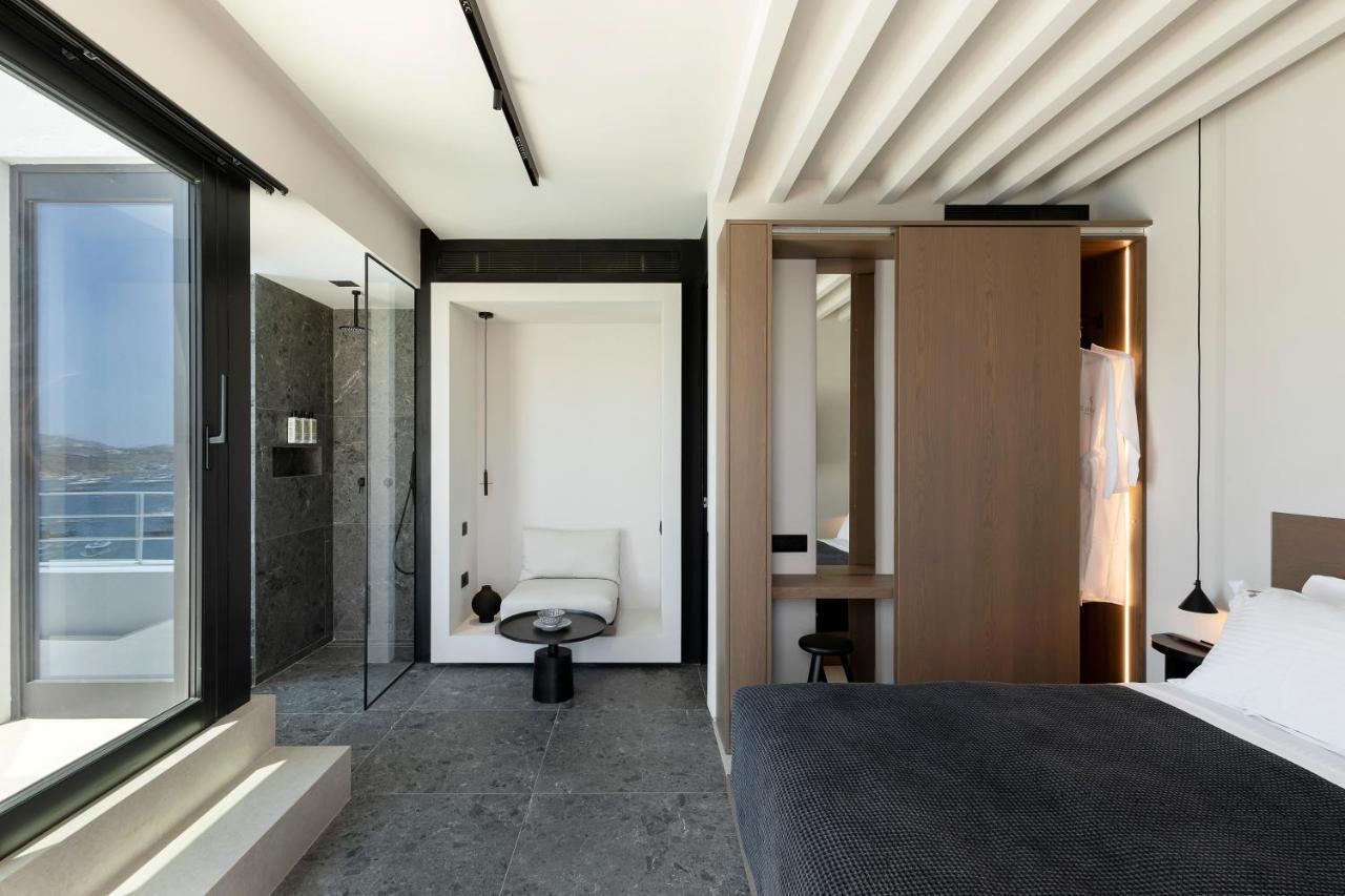Cubic Mykonos Seafront Design Suites Ornos  Ngoại thất bức ảnh